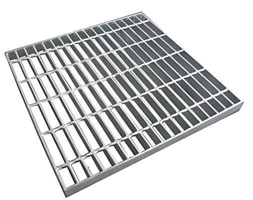 Hot Dipped Galvanized Metal Grating 505 Serrated Bar Safety Walkway Steel Grating