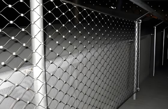 7x7 Structure Stainless Steel Wire Rope Mesh Net Wire Rope Mesh Railing