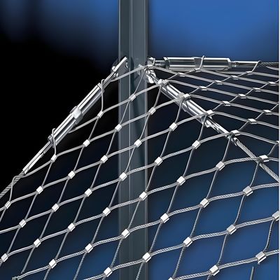7x9 Stainless Steel Wire Rope Mesh Netting Flexible Stainless Steel Rope Mesh