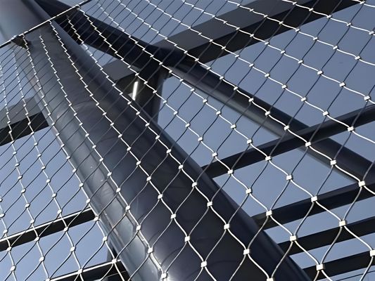 7x7 Structure Stainless Steel Wire Rope Mesh Net Wire Rope Mesh Railing
