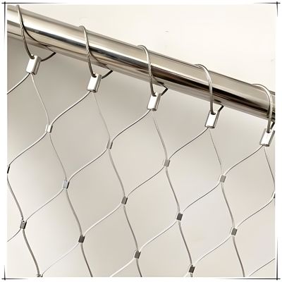 7x7 Structure Stainless Steel Wire Rope Mesh Net Wire Rope Mesh Railing