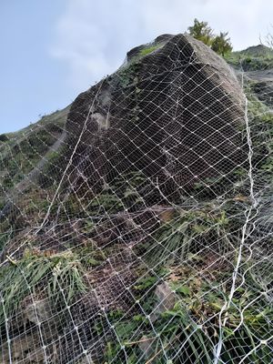 8mm Flexible Stainless Steel Rope Net , Slope Protection Netting For Slope Protection