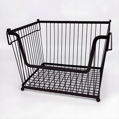 Custom Small Wire Mesh Baskets 10x13cm Supermarket Shopping Basket
