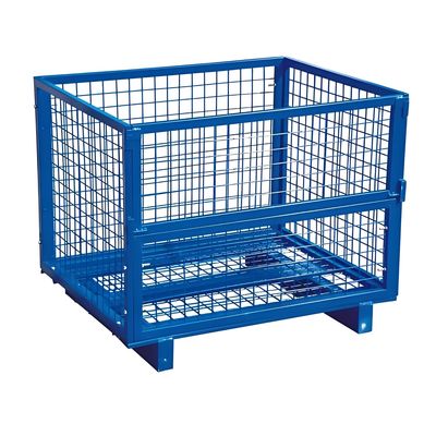 0.5x1M Heavy Duty Galvanized Mesh Wire Storage Baskets Metal Bin Container OEM ODM