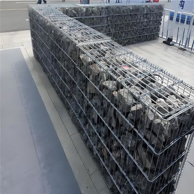 Galvanized Welded Rock Gabion Baskets 2x2m Garden Fence Gabion For Retaining Wall