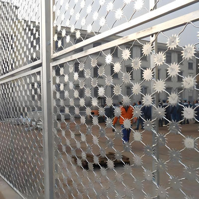 Galvanized Metal Wire Mesh Fencing High Security Prison Fencing 2.5m