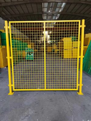 Temporary Removable Metal Wire Mesh Fencing Galvanized 1.2M For Workshop / Warehouse