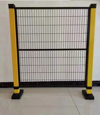 Industrial Steel Metal Wire Mesh Fencing Welded Robot Safety Fencing 1.8M