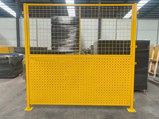Industrial Steel Metal Wire Mesh Fencing Welded Robot Safety Fencing 1.8M