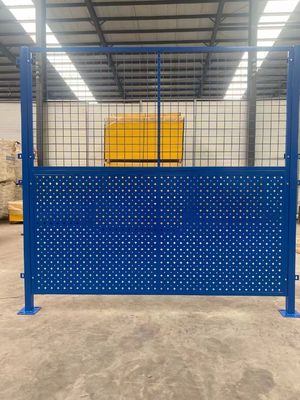 Temporary Removable Metal Wire Mesh Fencing Galvanized 1.2M For Workshop / Warehouse