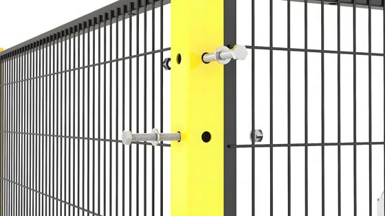 Temporary Removable Metal Wire Mesh Fencing Galvanized 1.2M For Workshop / Warehouse