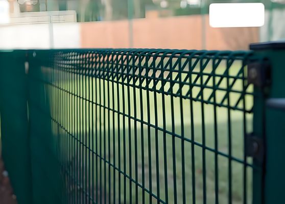 Green PVC Coated Welded Wire Mesh Fencing 4mm Garden BRC Fencing Mesh Panel