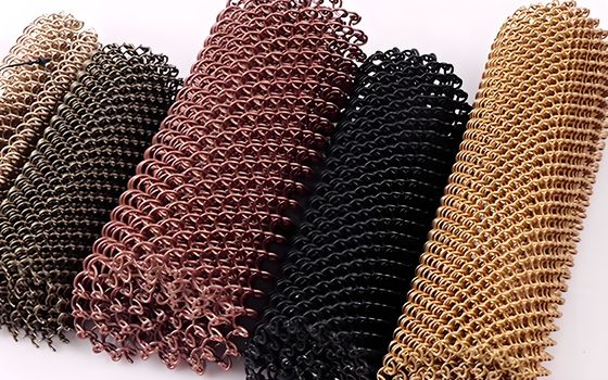 Metal Fireplace Screen Curtain Safety Spark Guard Decorative Metal Fireplace Screen