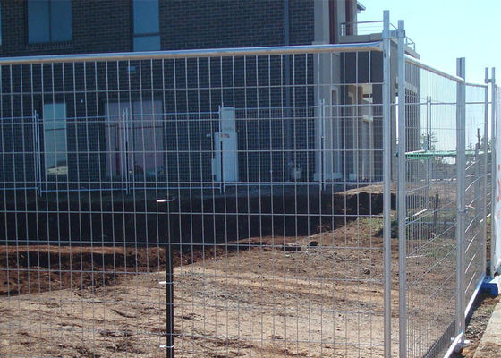 Heavy Duty Galvanized Steel Temporary Fence Panels With 3mm Wires