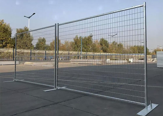 Heavy Duty Galvanized Steel Temporary Fence Panels With 3mm Wires