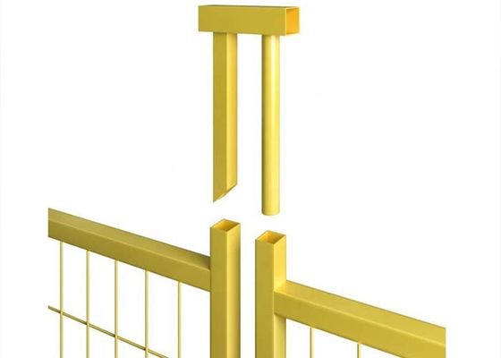 Sturdy Metal Frame Canada Temporary Security Fencing Anti Rust PVC Coating