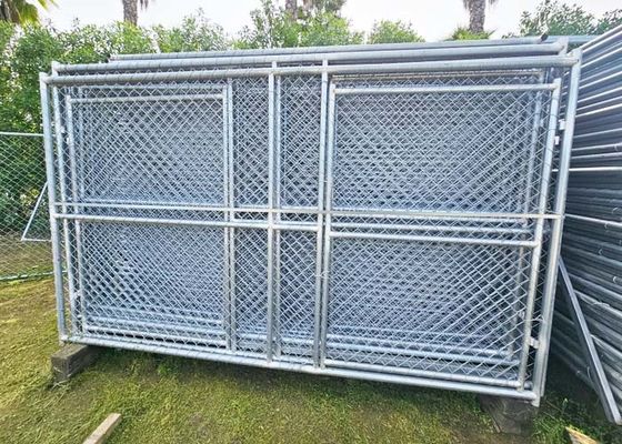 32mm Frame Tube 2.1*2.4M Temporary Fence Panels For Highway
