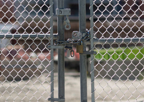 Heavy Duty Galvanized Steel Temporary Fence Panels With 3mm Wires