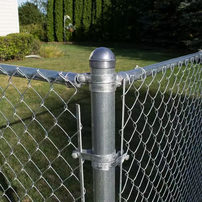 2.5M Woven Animal Enclosure Metal Wire Mesh Fencing White Chain Link Fence