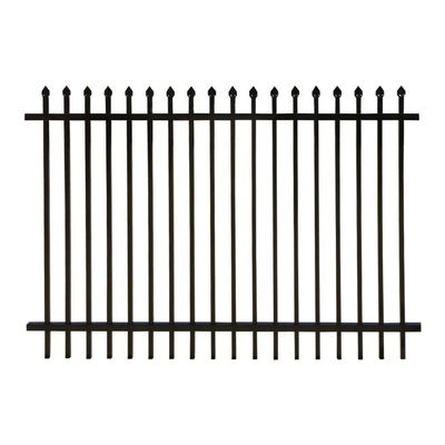 19x19mm Vertical Pipe Backyard Metal Tubular Fencing Durable Design