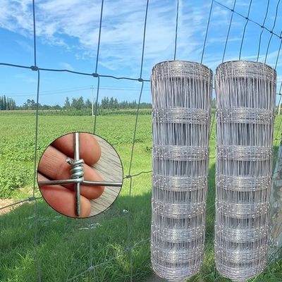 2.0mm Wire Galvanised Steel Wire Mesh Cattle Fence Roll Farm Fencing