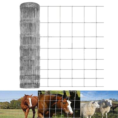 Galvanized Steel Cattle Fence Netting High Tensile Wire Weatherproof Security