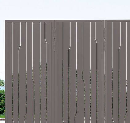 High-End Gate Tubular Steel Fence  Simple And Elegant 2m*1.8m Gate