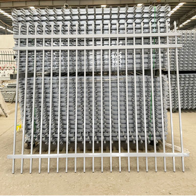 Zinc Steel Guardrail Fence 2M*1.5M anti-corrosion treatment fence Black simple style