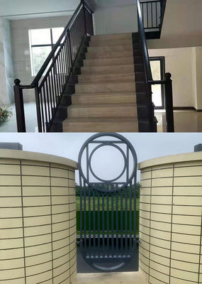 Simple Atmosphere Of High Class Gate Fence Tubular Steel 2.5M*2M Iron gate