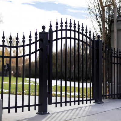 1.8M Gate Fence Tubular Steel Fence Oxidation Proof Fence Home fence