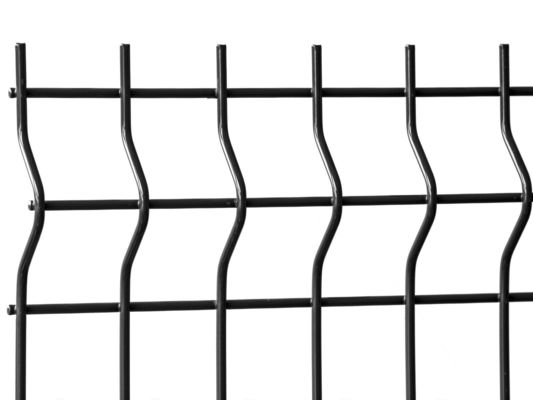 Powder Coated Welded Mesh Fence Curved 3D V Mesh Fence Bend For Garden
