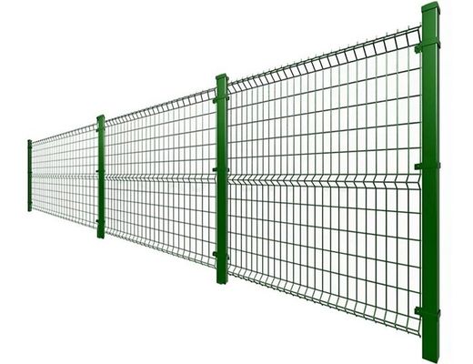 3D Curved Wire Mesh Garden Fence Curved guardrail 1.5m*2.0m Welded Wire Fence