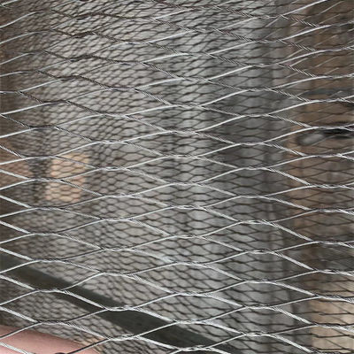 Ferruled 1.5mm 1.6mm Stainless Steel Wire Rope Mesh For Zoo Animals Enclosure Mesh