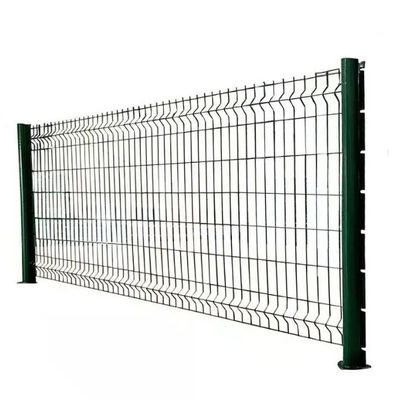 Low Carbon Steel 3d Curve Mesh Fence Security Fence With 1.5mm-3.0mm Thickness Post