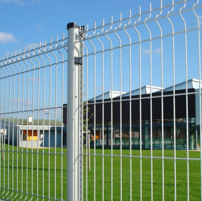 School Site 3D Welded Mesh Fence 55x100mm Mesh Security Fencing