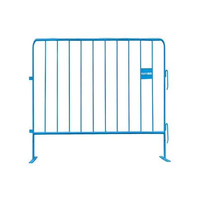Heavy Duty 8.5 Ft Portable Road Metal Steel Galvanized Tube Crowd Control Security Barrier