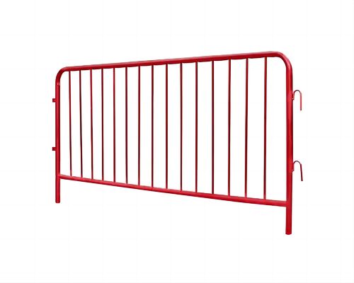 Road Galvanized Steel 96" Crowd Control Barrier Stand Fence Metal Traffic Barriers Fence