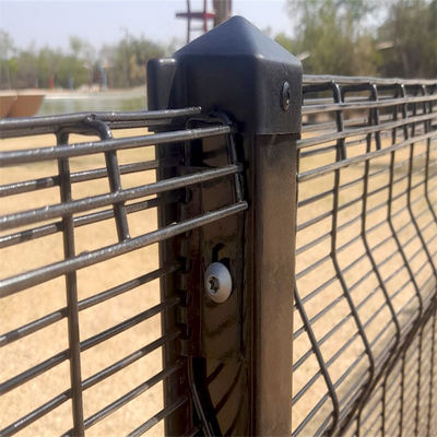 Modern Design 4mm Wire Diameter Clear View High Security 358 Anti Climb Fence