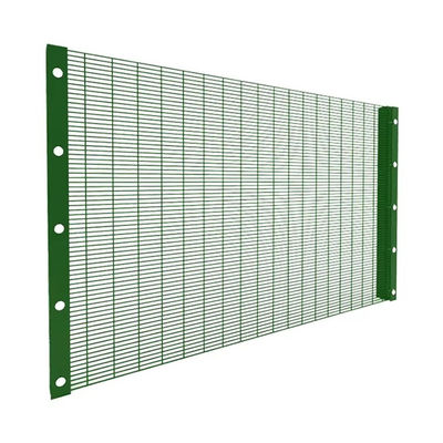 Green Galvanized Iron Rigid Airport Prison Garden Anti Climb Theft Security 358 Fence
