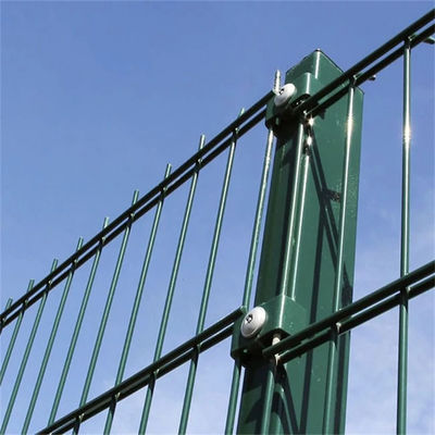 358 Welded Wire Anti Climb Mesh Metal Security Fencing For Airport Prison Jails Border Protection