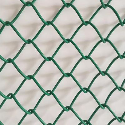 3mm Galvanized Diamond Chain Link Fence Farm Security Metal