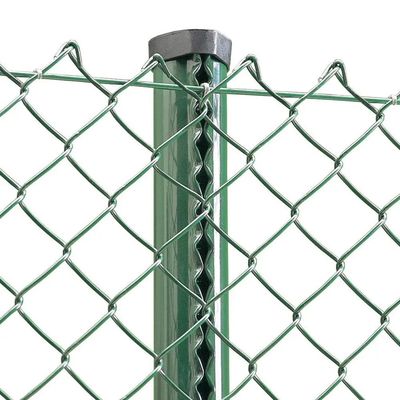 6ft Tall PVC Coated Chain Link Diamond Mesh Stainless Steel Wire Mesh Fence