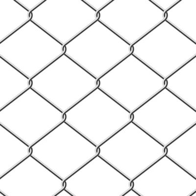 Electro Galvanized Diamond Wire Mesh 2inch Chain Link Farm Fence
