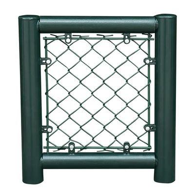Galvanized Woven Cyclone Wire Mesh Chain Link Fence Panel 8 Ft For Garden