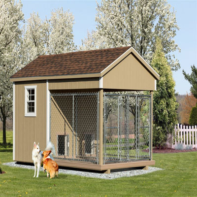 Heavy Duty Steel Wire Dog Kennel Metal Pet Extra Large Durable Outdoor Waterproof With Roof