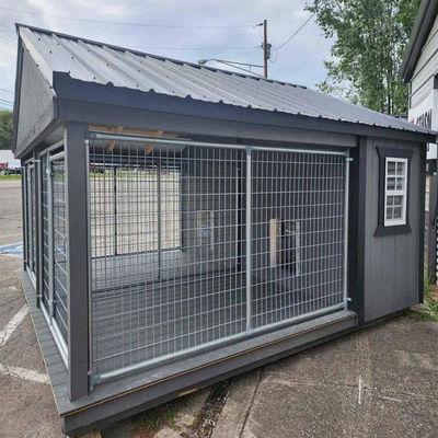 Heavy Duty Steel Wire Dog Kennel Metal Pet Extra Large Durable Outdoor Waterproof With Roof