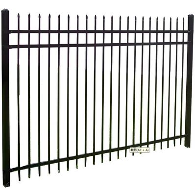 5ft Durable Rust-Resistant Tubular Steel Fence Modern Design For Enhanced Security And Longevity