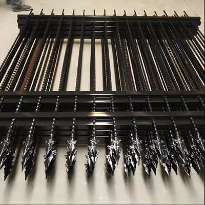 Long Lasting Anti Rust Performance Tubular Fence Panels 2.0mm Post Pipe Thickness