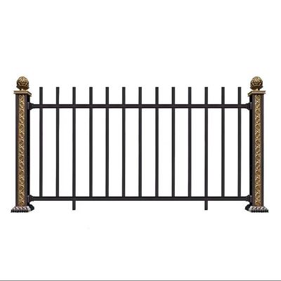 2.0M Length Pool tubular steel fence Easy To Install And Maintain Black Or Customized Color Option