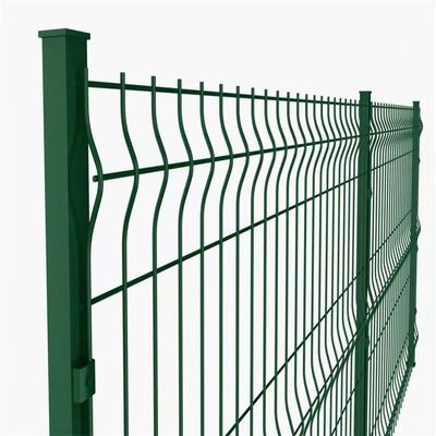 Triangular Garden Curved 3D Fence Welded Wire PVC Coated Garden Fence